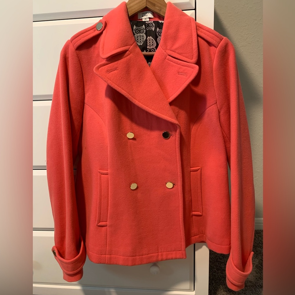 Crown & Ivy Pea Coat Size M